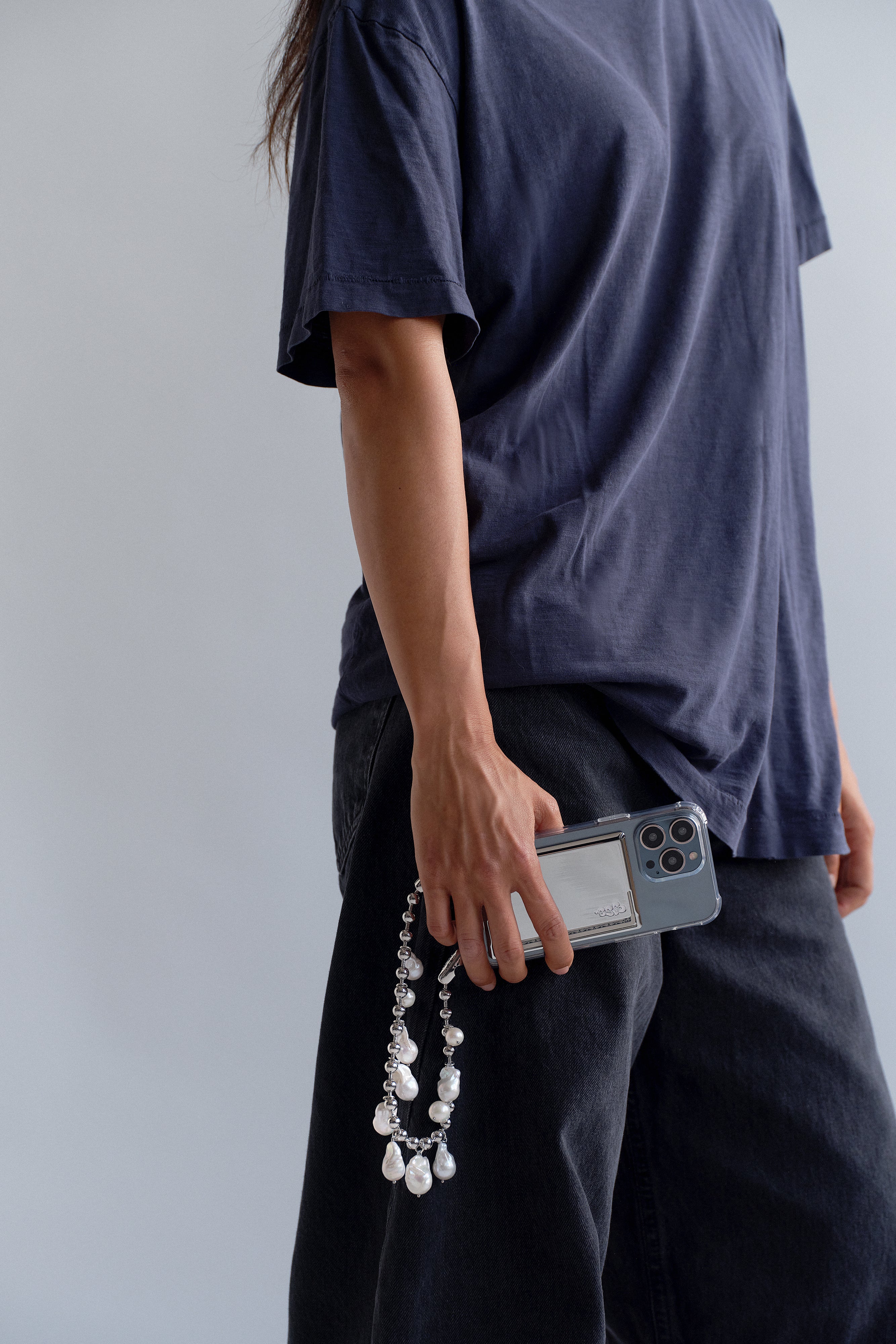 Baroque Pearl Ballchain Wristlet - Image 3