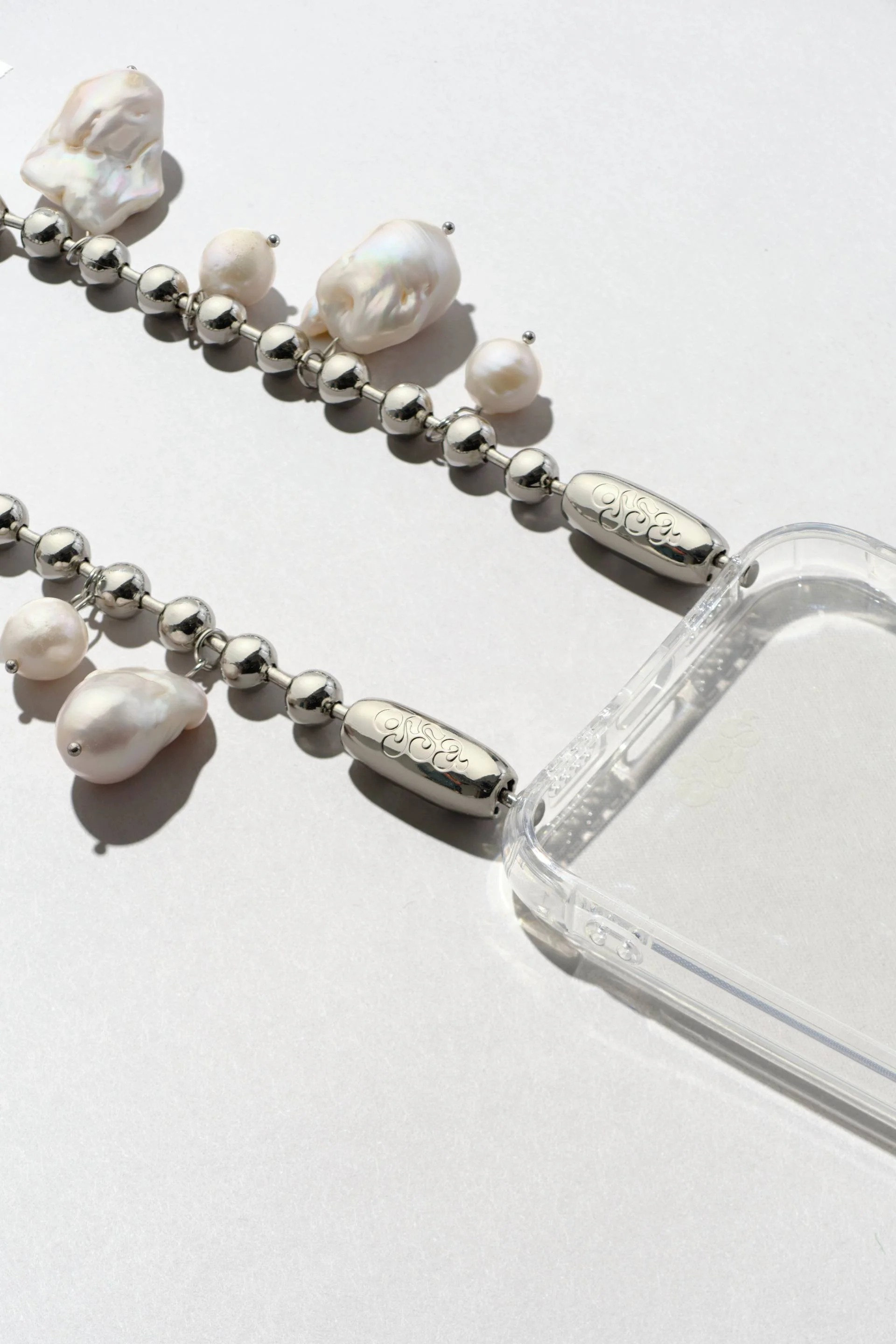 Baroque Pearl Ballchain Wristlet - Image 4