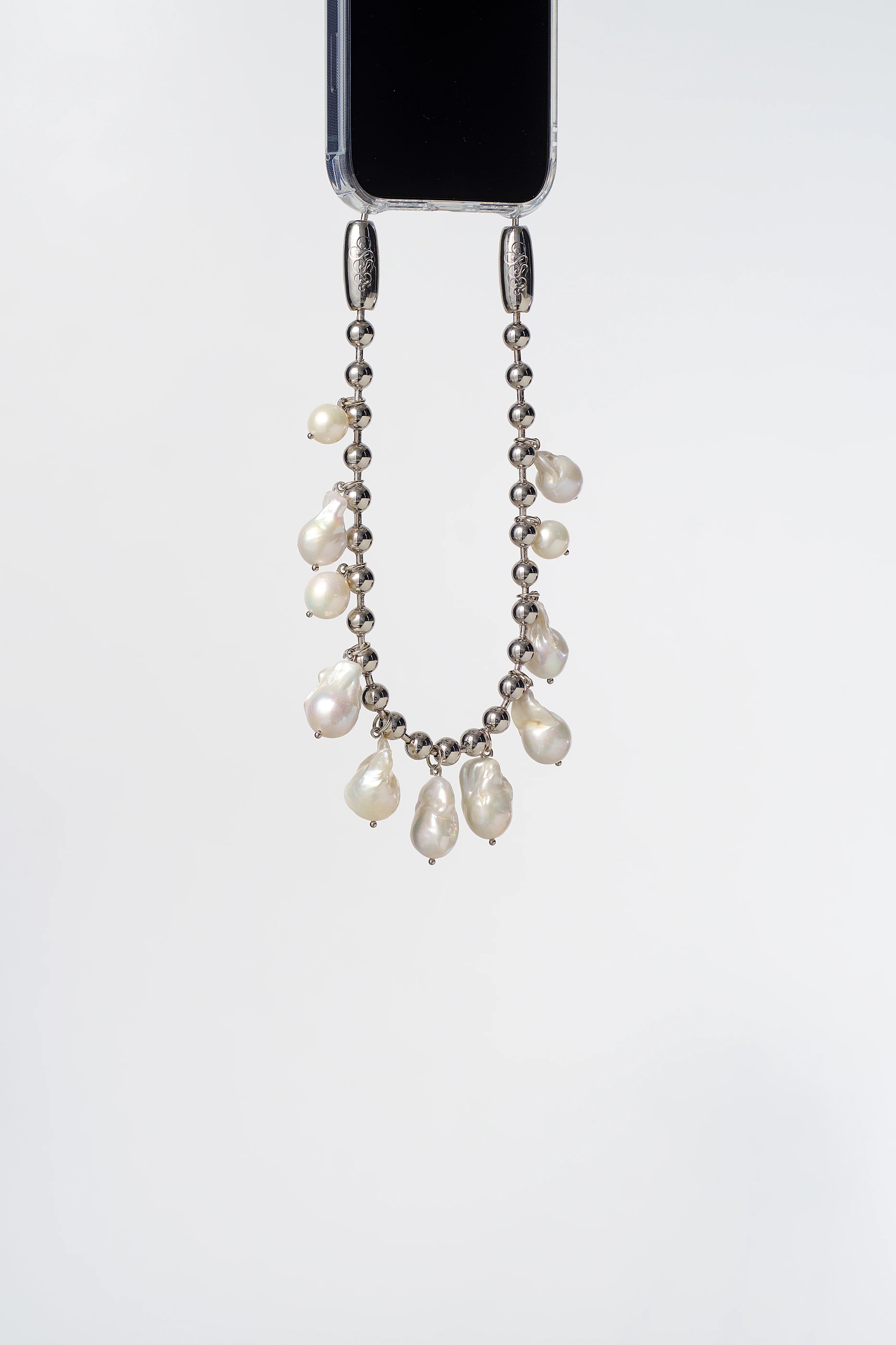 Baroque Pearl Ballchain Wristlet - Image 7