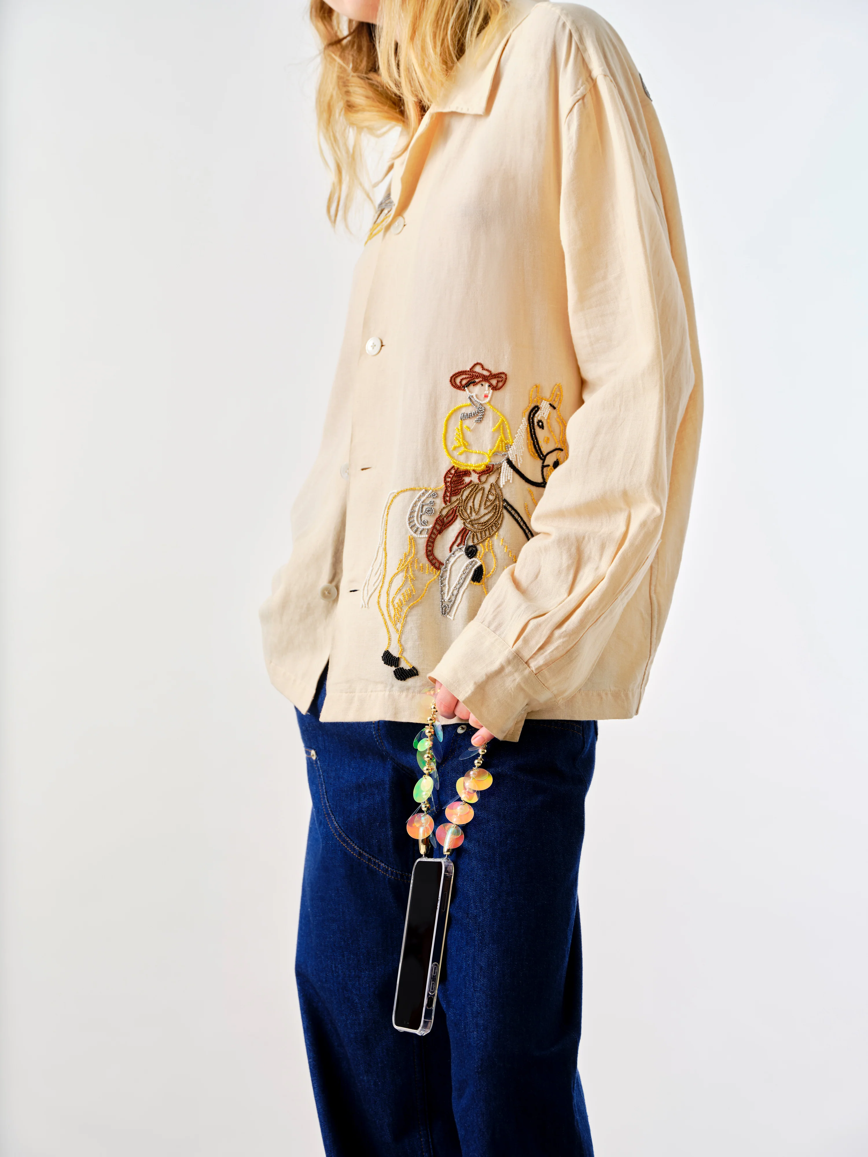 Paillette Ballchain Wristlet - Image 6